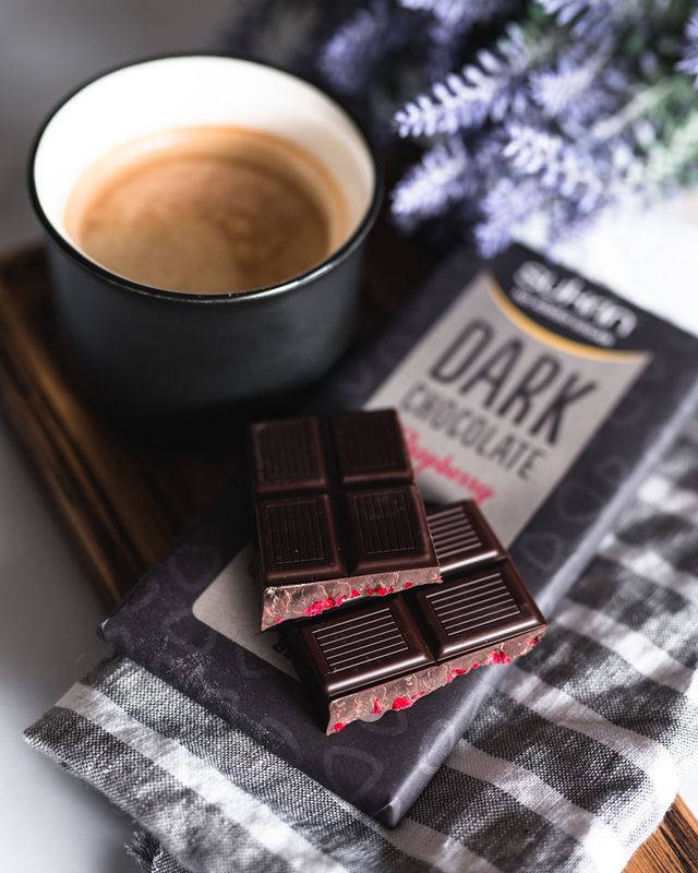 Sukrin Dark Chocolate Raspberry, 85 g