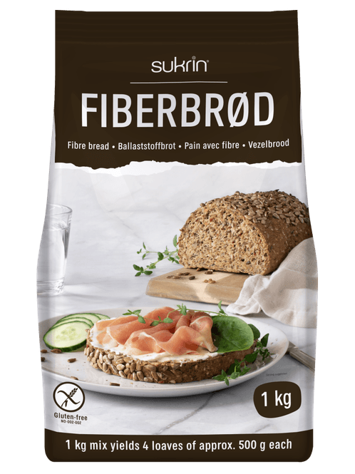 Hovedbilde Sukrin Fiberbrød, 1 kg, NY ...